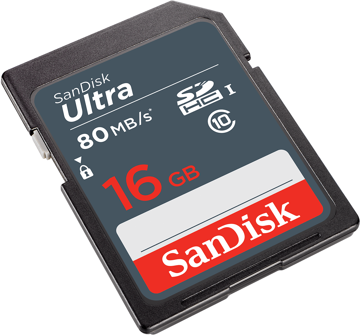 SDHC SanDisk Ultra hukommelseskort, 16GB, Klasse 10 SDSDUNS-016G-GN3IN