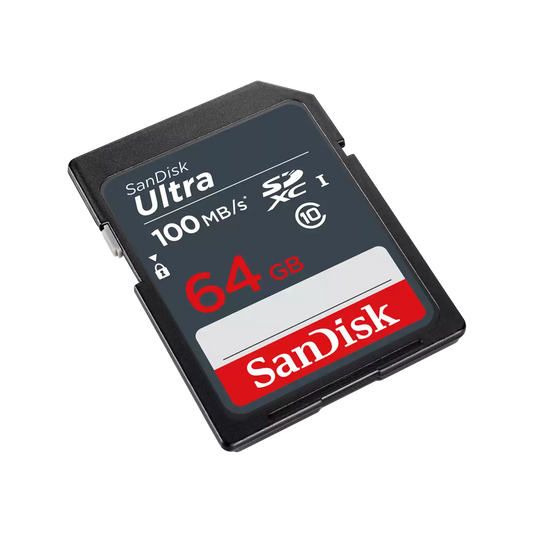 SDXC SanDisk Ultra hukommelseskort, 64Gb, Klasse 10 SDSDUNR-064G-GN3IN