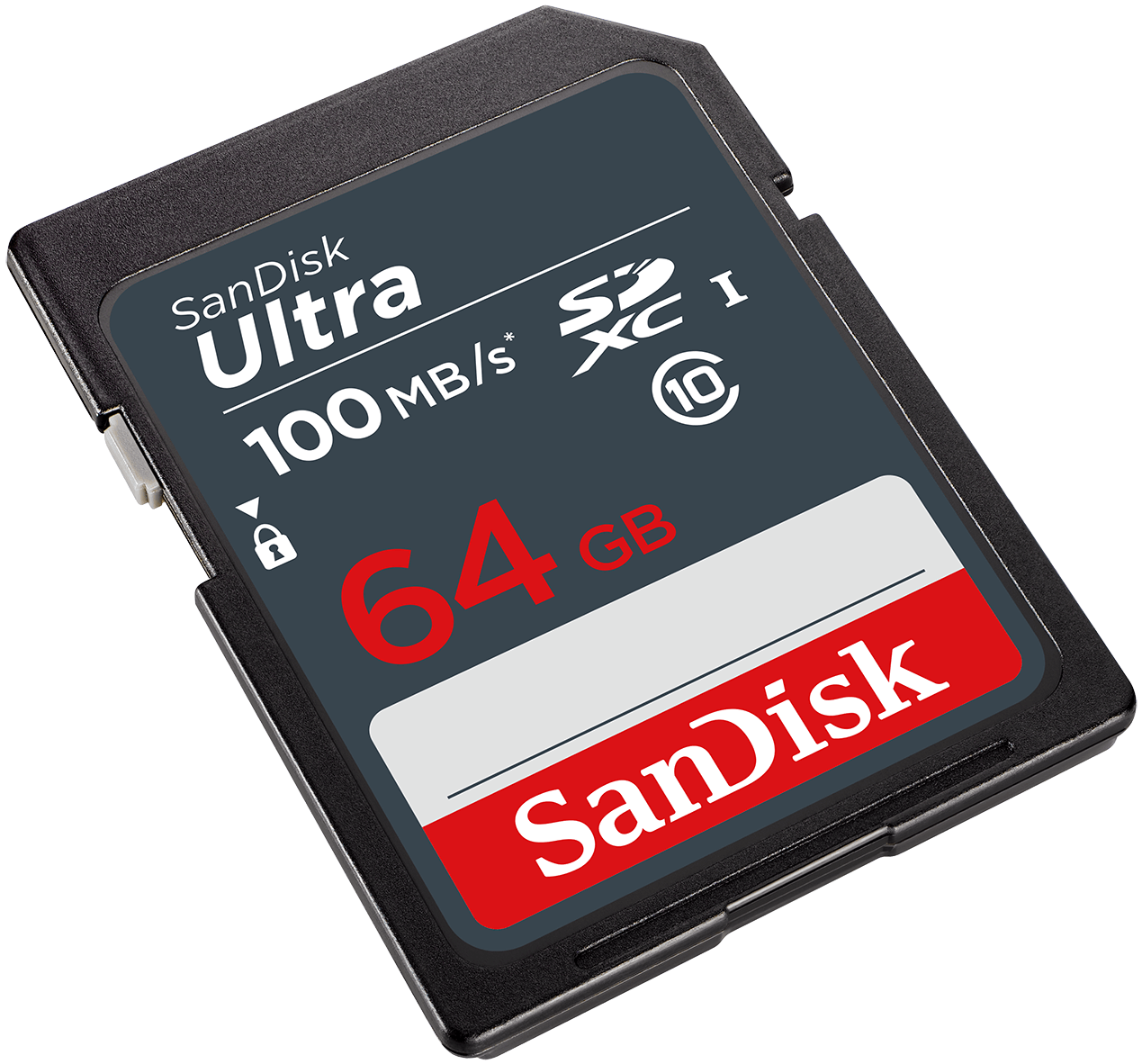 SDXC SanDisk Ultra hukommelseskort, 64Gb, Klasse 10 SDSDUNR-064G-GN3IN
