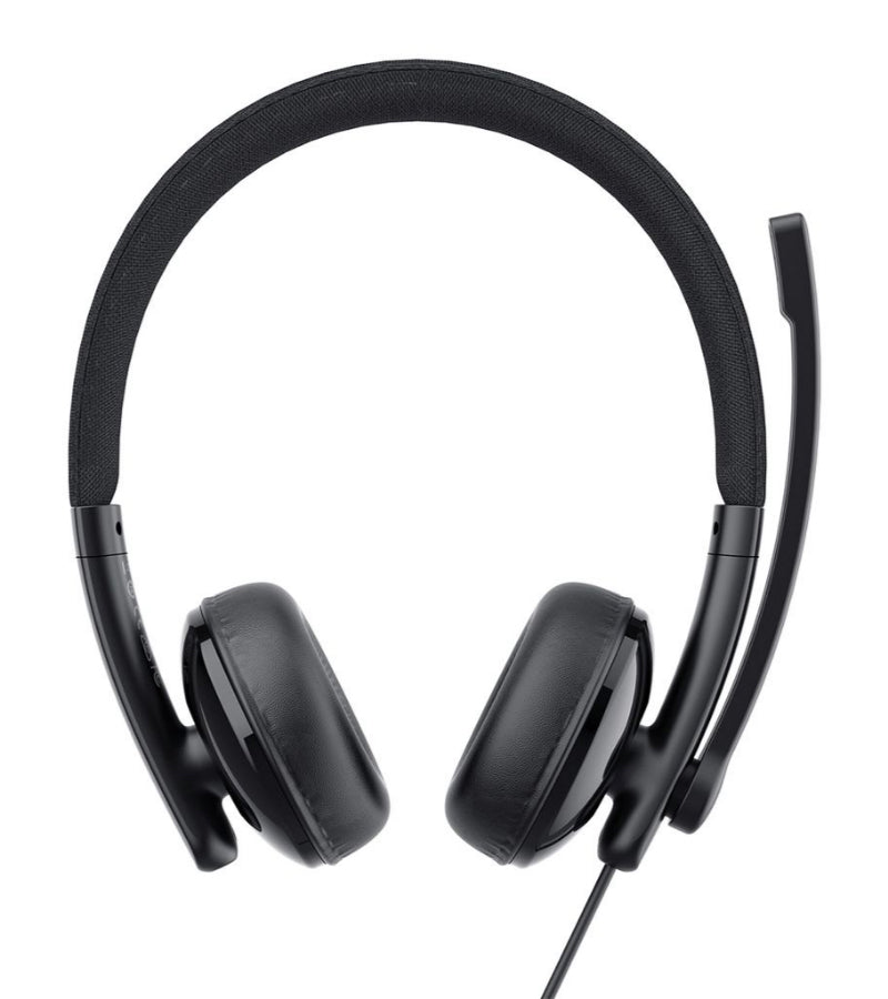 USB-C / USB-A Call Center Headset EMEET GeniusCall HS50, Sort