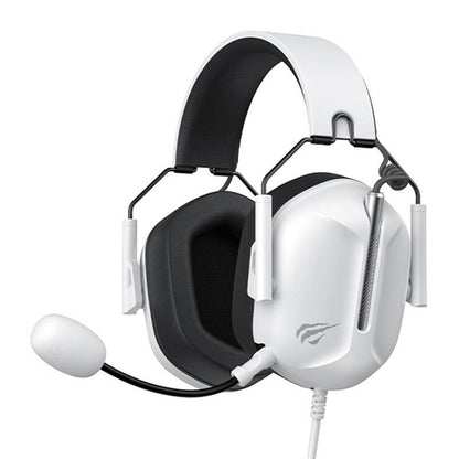 Gaming Headset 3.5mm HAVIT H2033d, 2.2m, Hvid