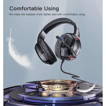 Gaming Headphones 3.5mm Yesido EK01, RGB, 1.2m, Black