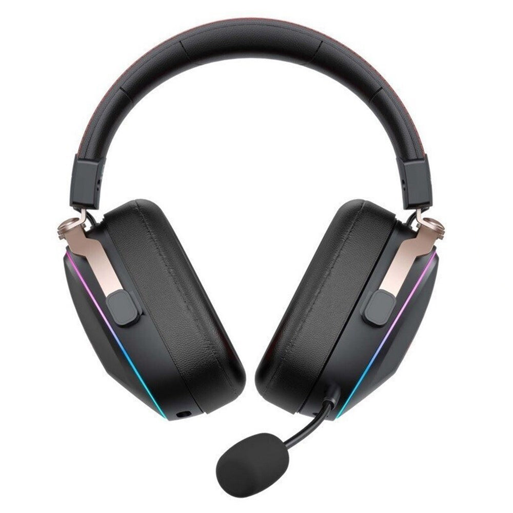 Gaming Headset Wireless HAVIT H2039BG, RGB, BT / Wi-Fi / Wired, Sort Okker