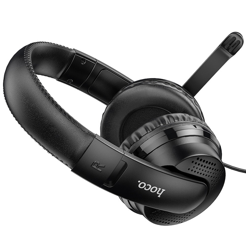 Gaming Headset 3,5 mm HOCO W103, Sort