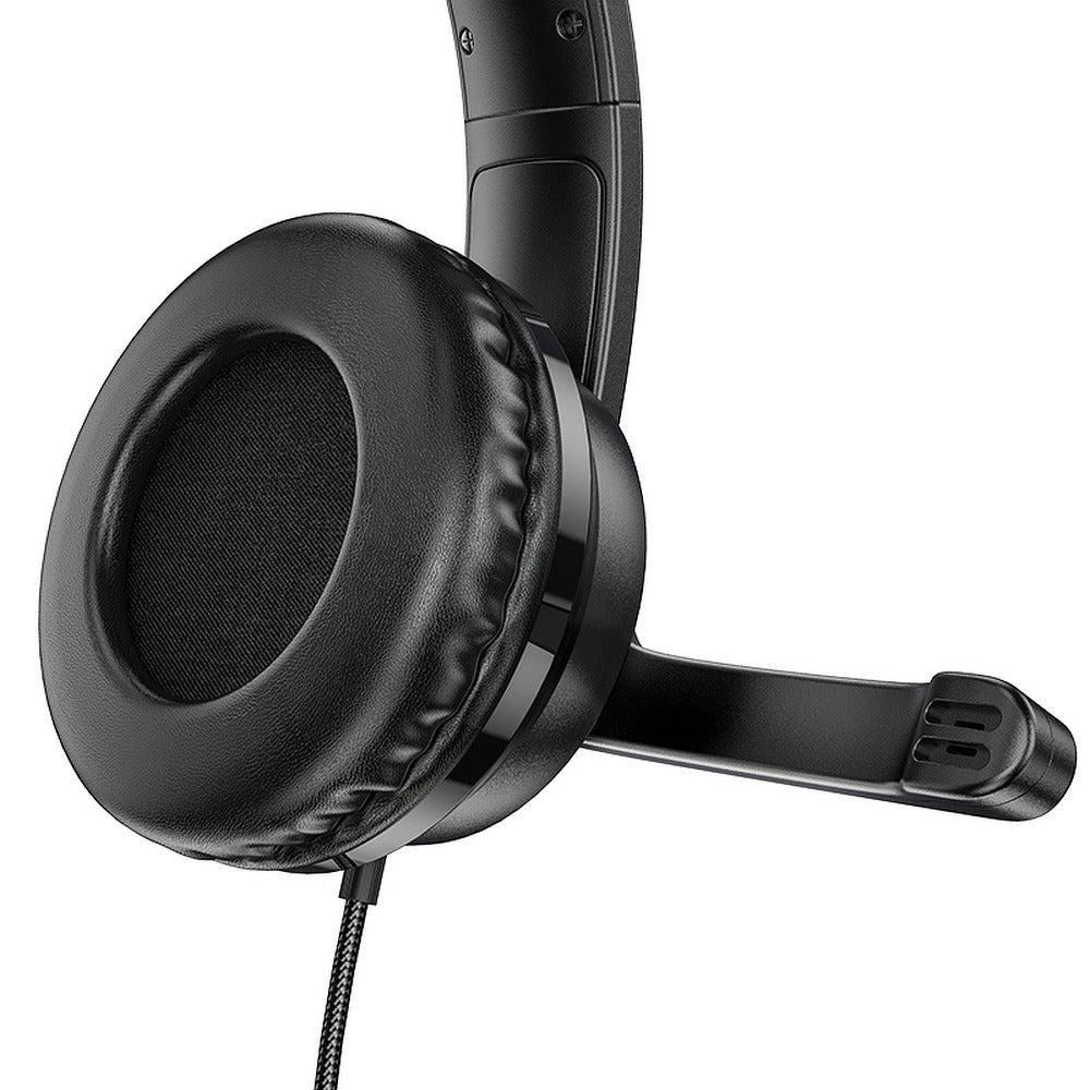 Gaming Headset 3,5 mm HOCO W103, Sort