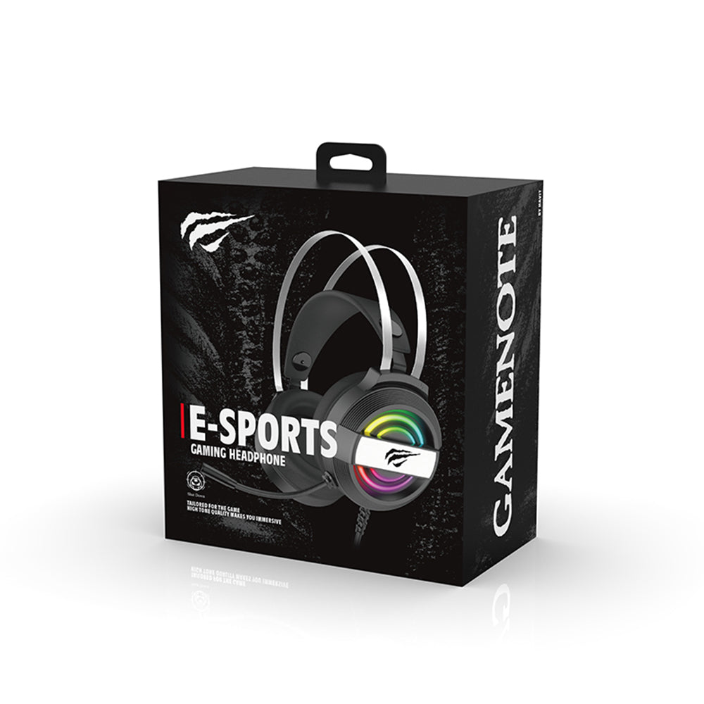 Gaming Headset USB HAVIT H2230U, 1.8m, Hvid