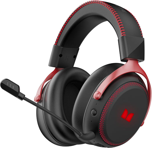 Trådløse Gaming Headset Monster Mission 350, BT / Wi-Fi / Kablet, Sorte