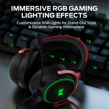 Trådløse Gaming Headset Monster Mission 350, BT / Wi-Fi / Kablet, Sorte