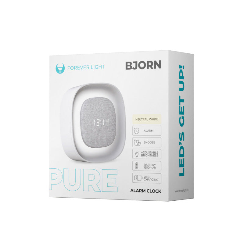 Digitalt ur Forever Pure FNL-03 Bjorn, hvid