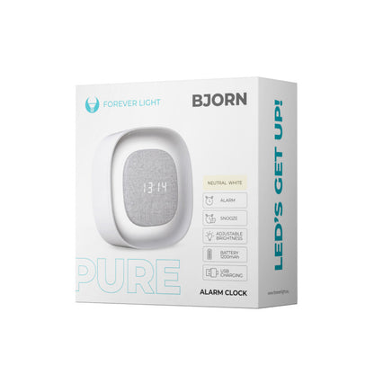 Digitalt ur Forever Pure FNL-03 Bjorn, hvid
