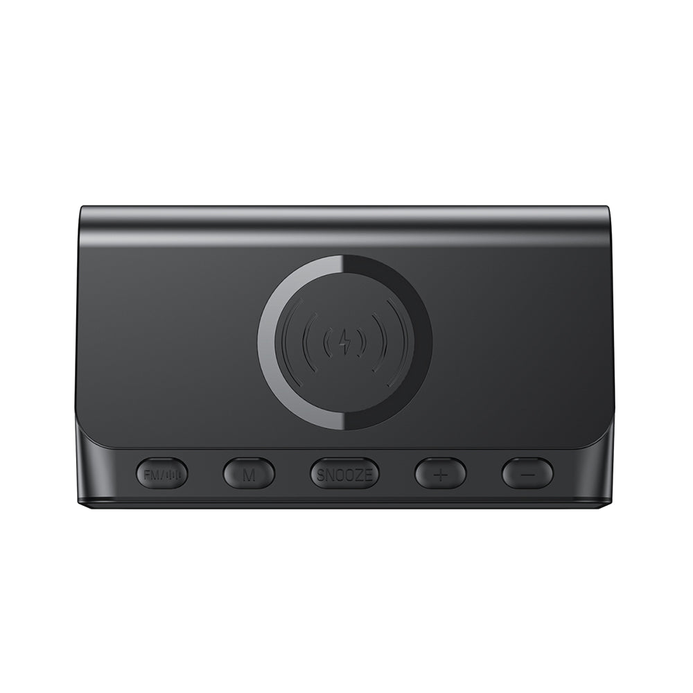 HAVIT W3041 6in1 Digitalur med Trådløs QI Opladning, Sort