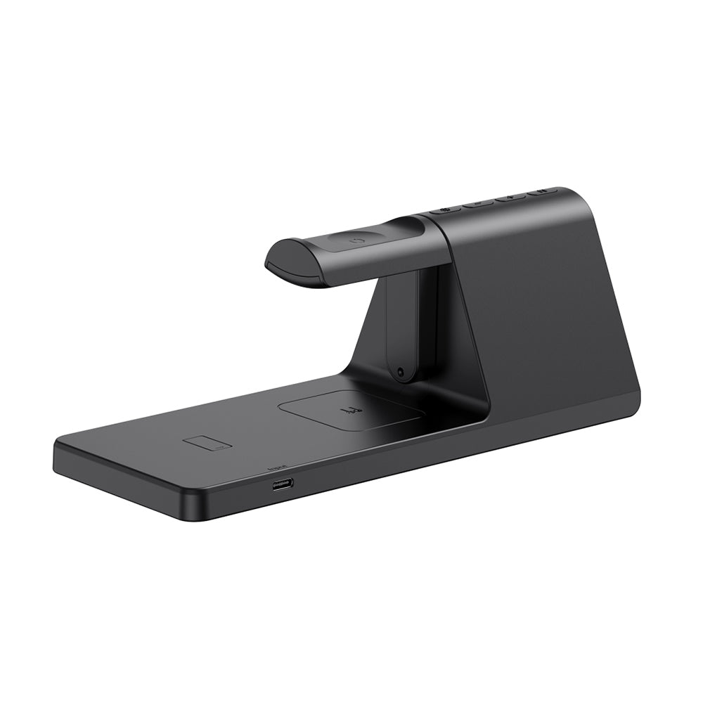 Digitalt ur HAVIT W3042 4in1 med trådløs QI-opladning, Sort