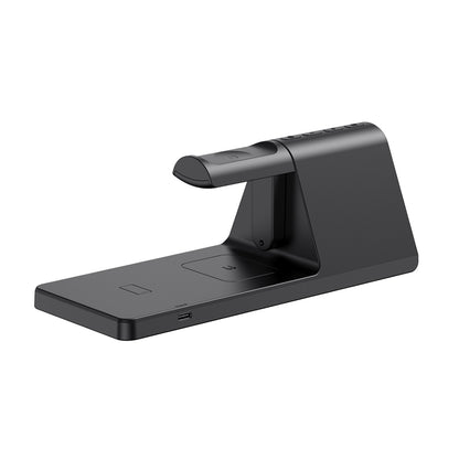 Digitalt ur HAVIT W3042 4in1 med trådløs QI-opladning, Sort