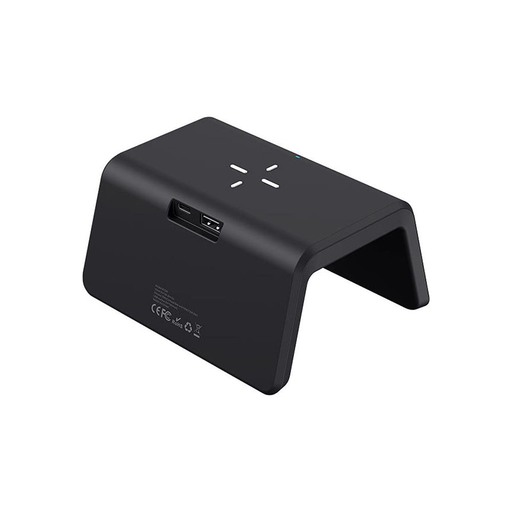 Digitalt ur HAVIT W320 med trådløs QI-opladning, Sort