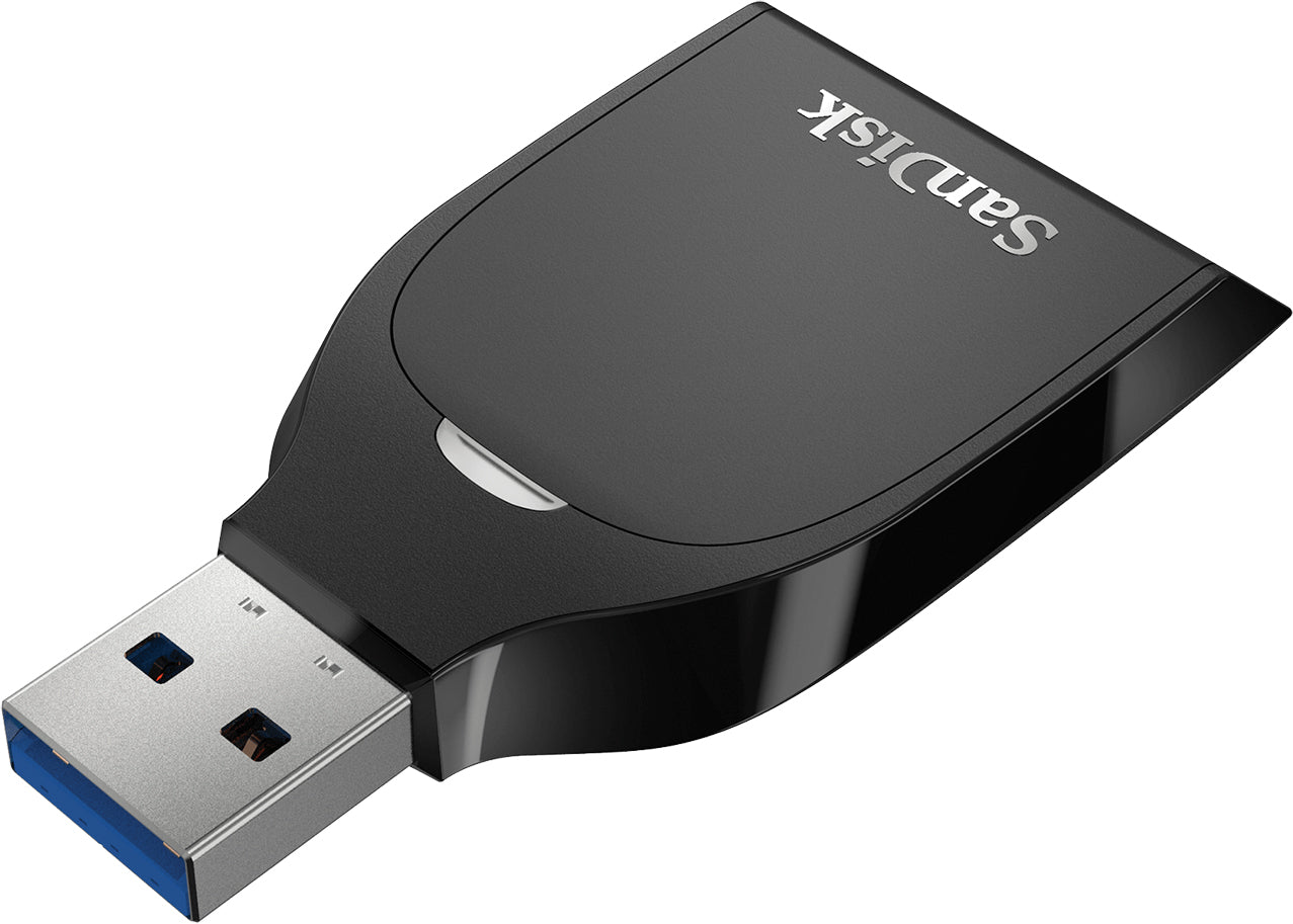USB 3.0 SanDisk Kortlæser, SD, Sort SDDR-C531-GNANN