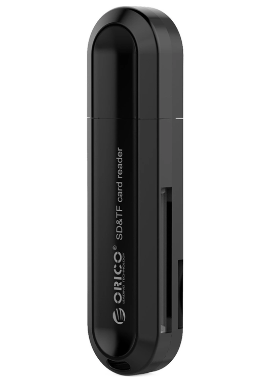 USB 3.0 Kortlæser Orico CRS21, SD - microSD, Sort