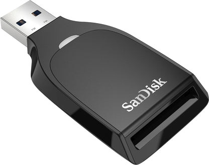 USB 3.0 SanDisk Kortlæser, SD, Sort SDDR-C531-GNANN