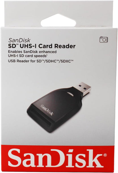 USB 3.0 SanDisk Kortlæser, SD, Sort SDDR-C531-GNANN