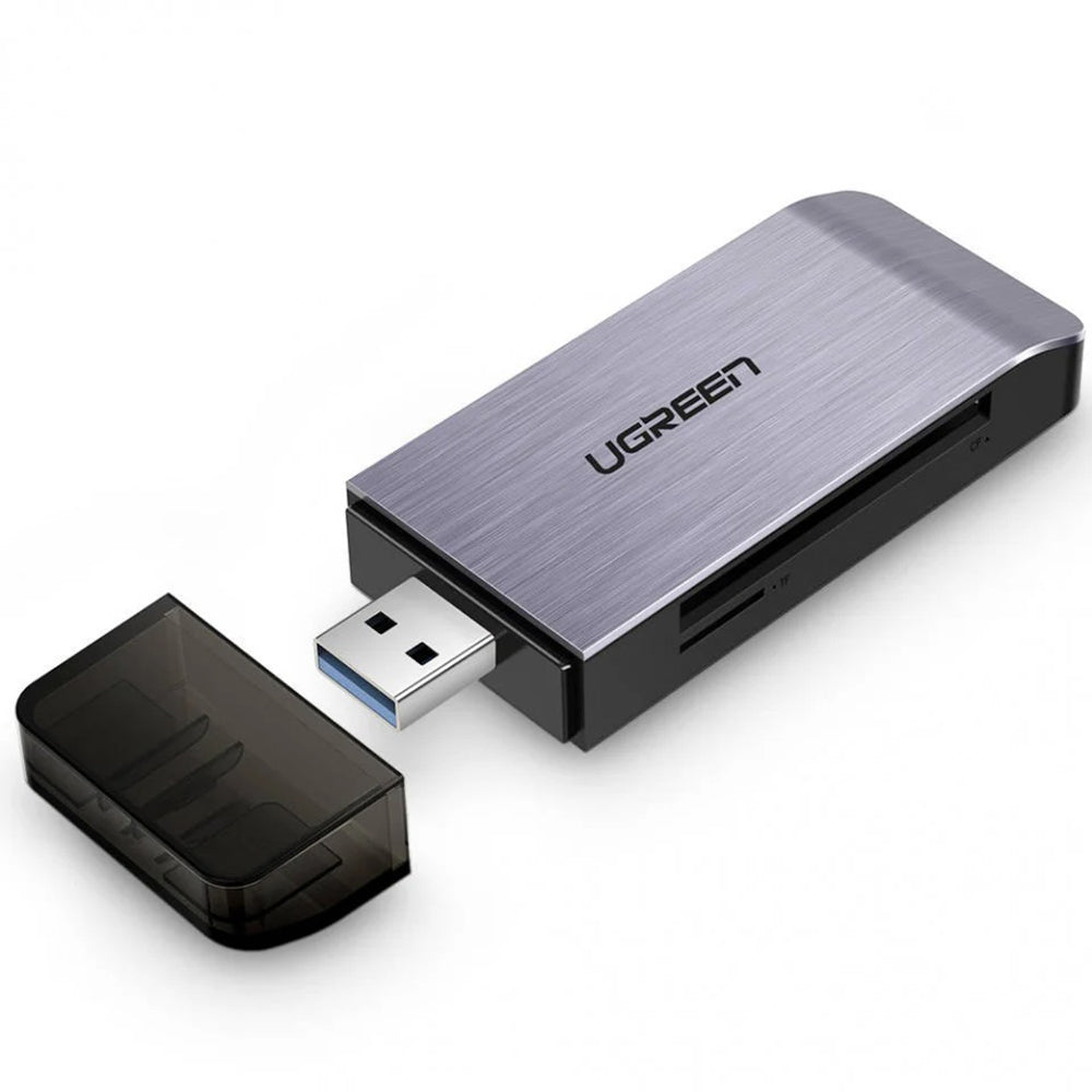Kortlæser USB 3.0 UGREEN CM180, SD - microSD - CF - MS, Grå