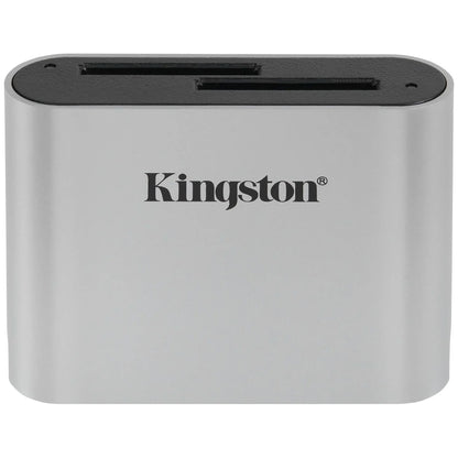 Kingston Workflow USB-C Kortlæser, Dual SD, Grå WFS-SD