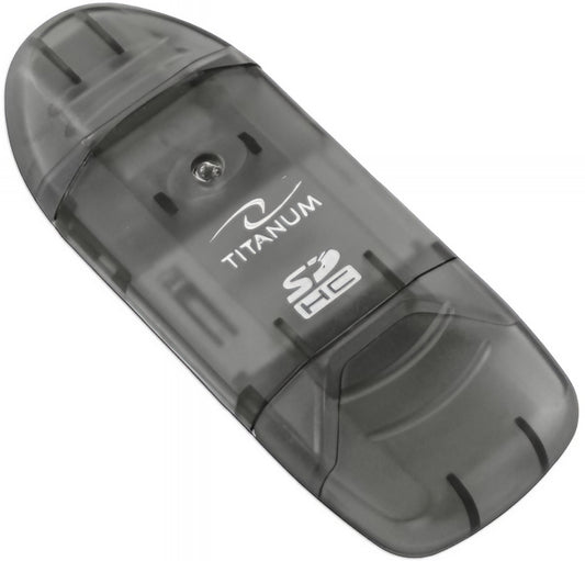 USB-kortlæser Esperanza Titanum TA101K, SD, Sort