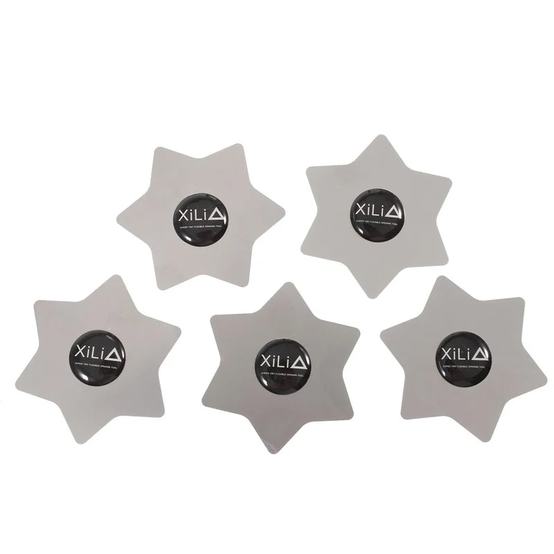 Metallisk Clips Xili Hexagon, Sæt med 5 stk