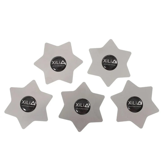 Metallisk Clips Xili Hexagon, Sæt med 5 stk