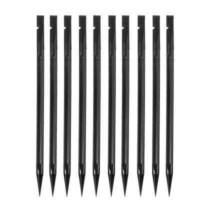 OEM plastikclips, sæt med 10 stk., sort