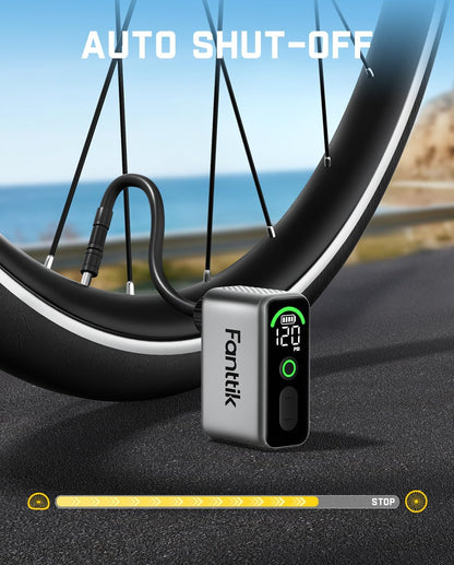Fanttik X10 Ace Tiny cykelkompressor, grå