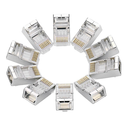 UGREEN NW111 Netværksstik, RJ45, Cat6, Sæt med 10 stk