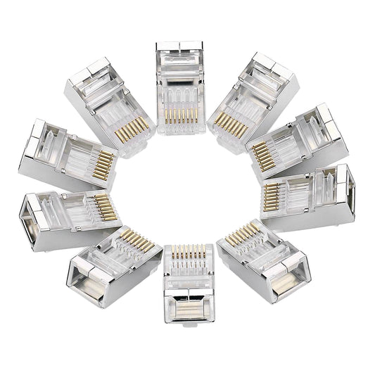 UGREEN NW111 Netværksstik, RJ45, Cat6, Sæt med 10 stk