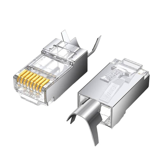 UGREEN NW123 netværksstik, RJ45, Cat6A/7, sæt med 10 stk