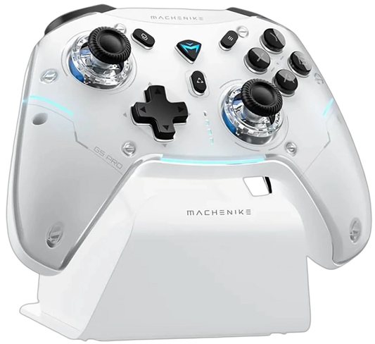 Machenike G5Pro Max-controller med opladningsstation, hvid