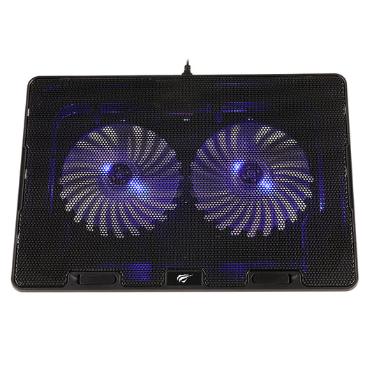 Cooler HAVIT F2083 til Laptop 9inch - 17inch, Sort
