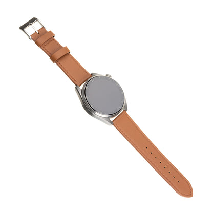 Fixed Leather rem til Samsung Galaxy Watch / Huawei Watch Series, 20mm, Brun