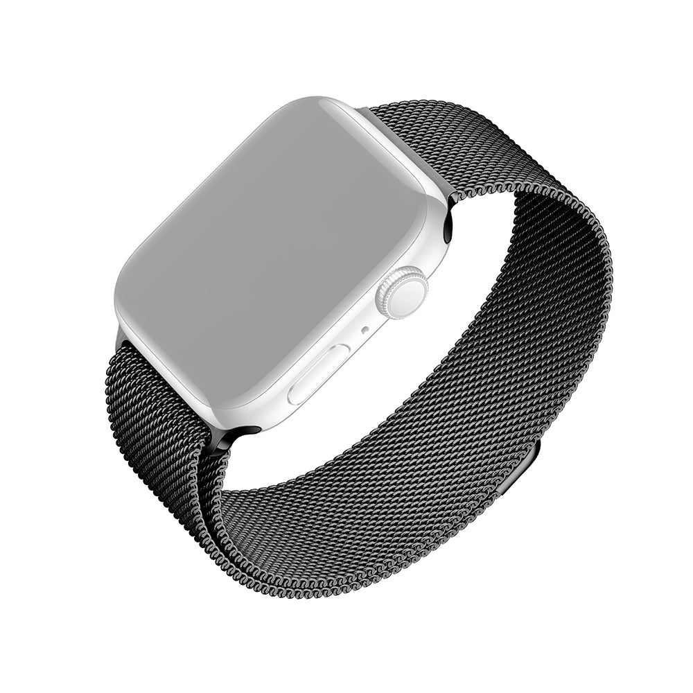 Fixed Mesh Strap for Apple Watch 42mm / 41mm / 40mm / 38mm Series, Black