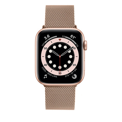 Fixed Mesh rem til Apple Watch 42mm / 41mm / 40mm / 38mm serien, Rosa Guld