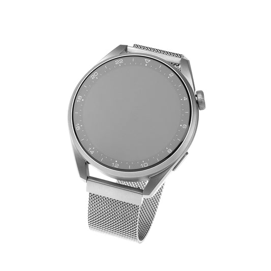 Fixed Mesh rem til Huawei Watch / Xiaomi Watch Series, 22mm, Sølvfarvet