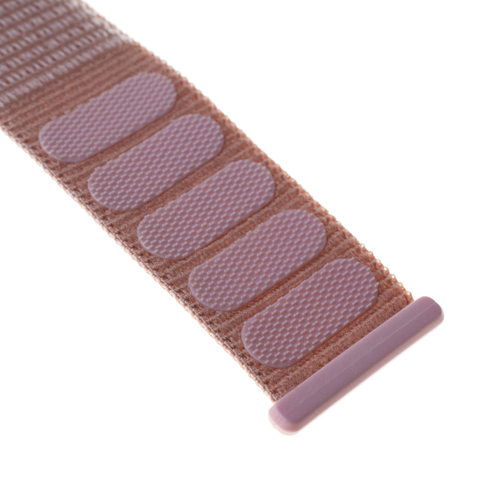 Fixed Nylon rem til Apple Watch 49mm / 46mm / 45mm / 44mm / 42mm serien, Gylden Rosa