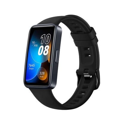 Fixed Silicone Rem til Huawei Band 10 / 9 / 8, Sort