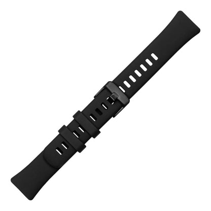 Fixed Silicone Rem til Huawei Band 10 / 9 / 8, Sort