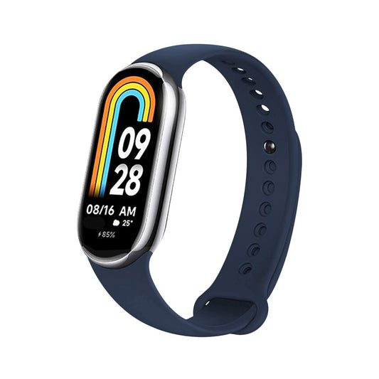 Fixed Silicone rem til Xiaomi Smart Band 9 / 8, Blå