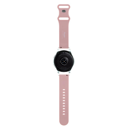 Hello Kitty Silicone Kitty Head rem til Samsung Galaxy Watch / Huawei Watch 46mm / 45mm / 41mm serier, Pink.