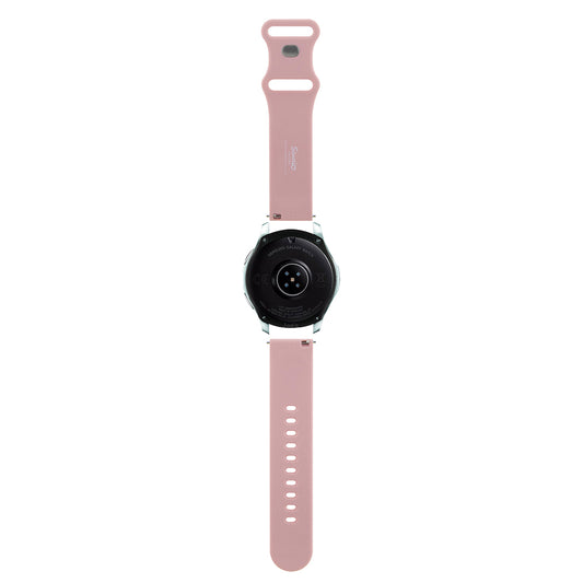 Hello Kitty Silicone Kitty Head rem til Samsung Galaxy Watch / Huawei Watch 46mm / 45mm / 41mm serier, Pink.