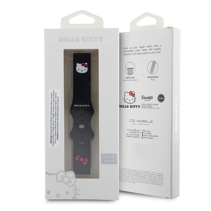 Hello Kitty Silicone Kitty Head rem til Samsung Galaxy Watch / Huawei Watch Series, Sort
