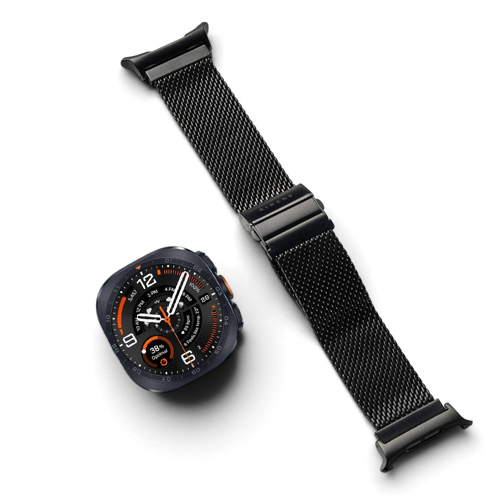 Ringke Metal One Mesh-rem til Samsung Galaxy Watch Ultra2, sort