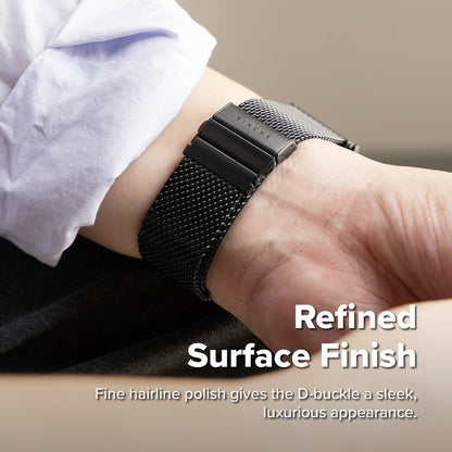 Ringke Metal One Mesh-rem til Samsung Galaxy Watch Ultra2, sort