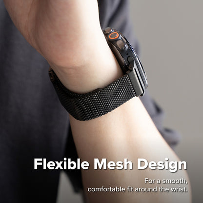 Ringke Metal One Mesh-rem til Samsung Galaxy Watch Ultra2, sort
