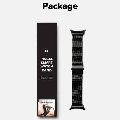 Ringke Metal One Mesh-rem til Samsung Galaxy Watch Ultra2, sort