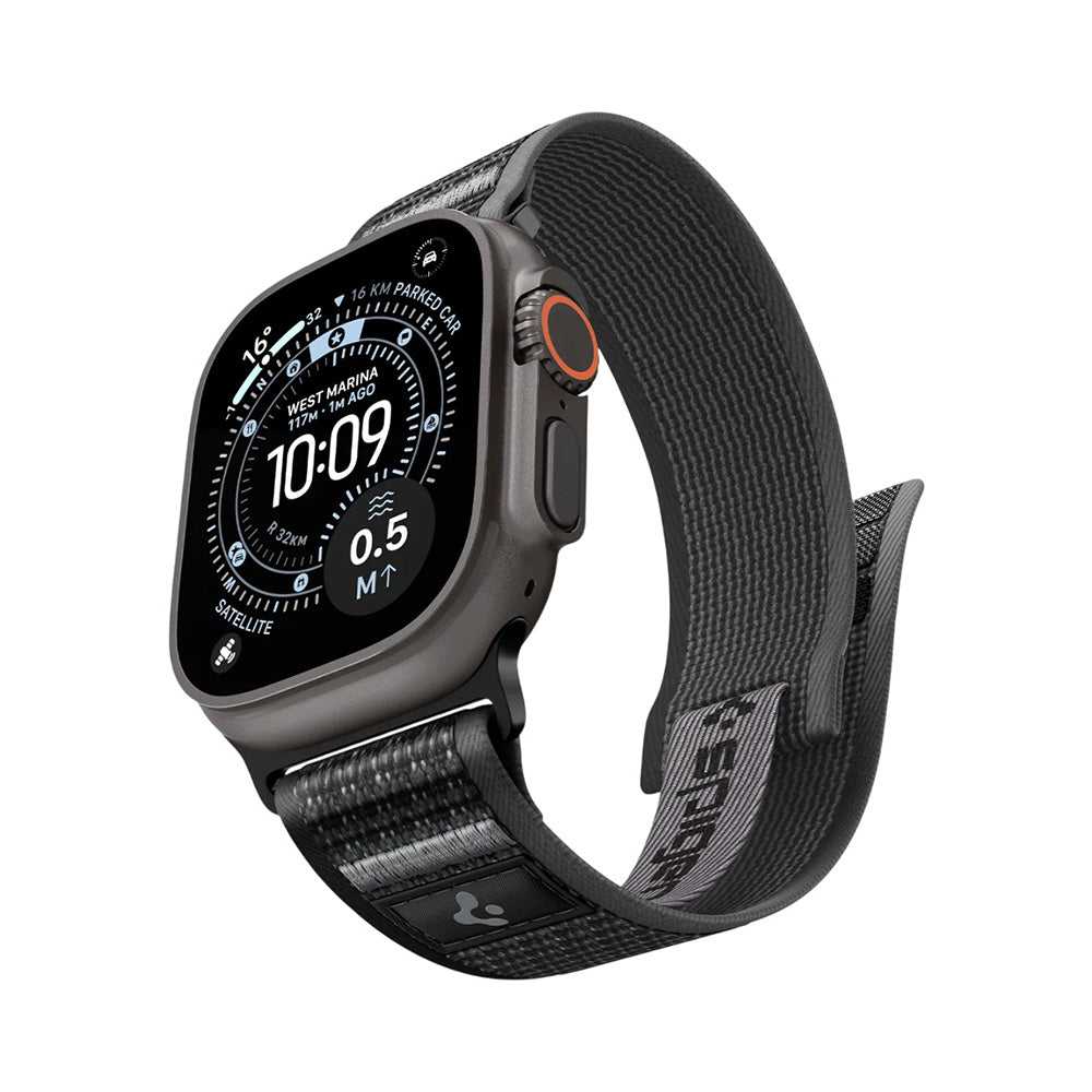 Spigen Athlex Air 2 rem til Apple Watch 49mm / 46mm / 45mm / 44mm-serien, grå AMP11113